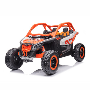 Licensed Can Am Marverick UTV Kids Electric Car 48v 24v Rechargeable Battery Ride On Car For 10 Years Old Huge Electric Toy Cars