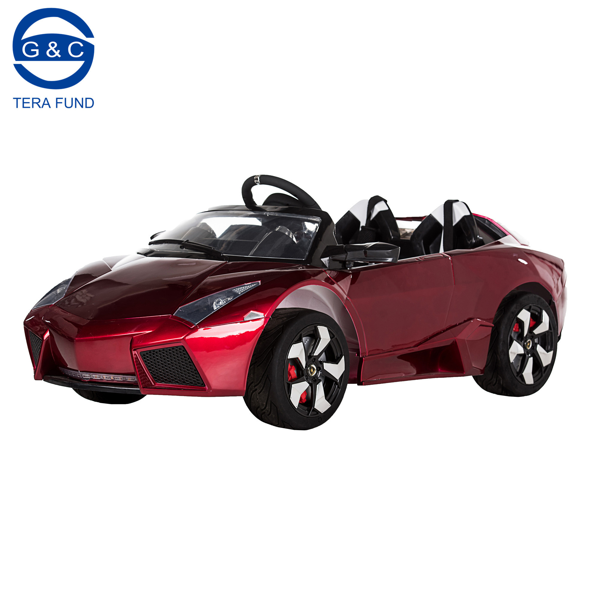 Kids 12V Ride-On Car With R/C Parental Remote Or Baby Pedal Control