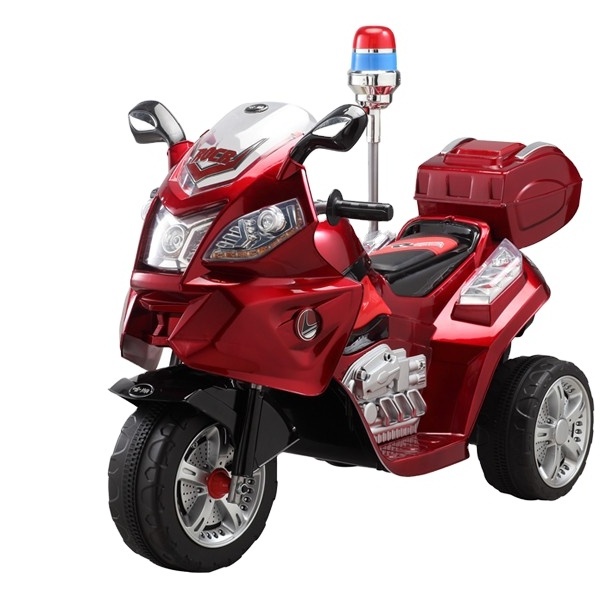 Cute kids electric motorcycle police alarm light electronic kids motorcycle