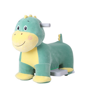 Children's riding animal dinosaur plush toy electric car voiture pour enfants