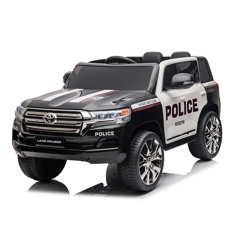 Toyota Land Cruiser Licensed Police Battery Powered Ride On Car For Kids With 12v Battery 550*2