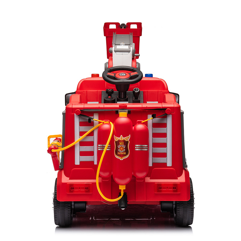 2.4G RC Battery Powered Controllable Sprinkler Children's Fire Truck Electric Tractor Ride On Boys