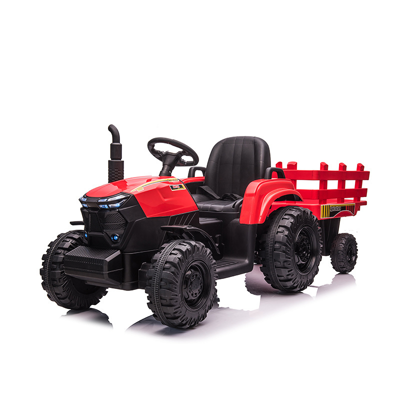 24v Kids Ride On Trailer Tractor 3-7 Years Old Electric Tractor For Child