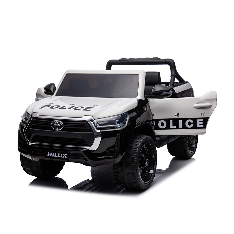 Toyota Hilux 2021 Police Version Licensed  Battery Ride on Car for Two Children KD860P