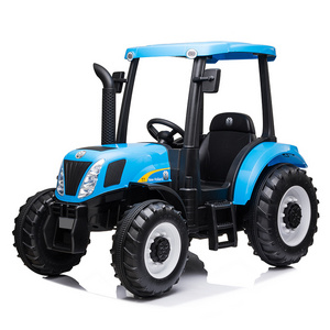 NEW HOLLAND T7 Licensed 12V Children Electric Car Ride On Tractor For Kids