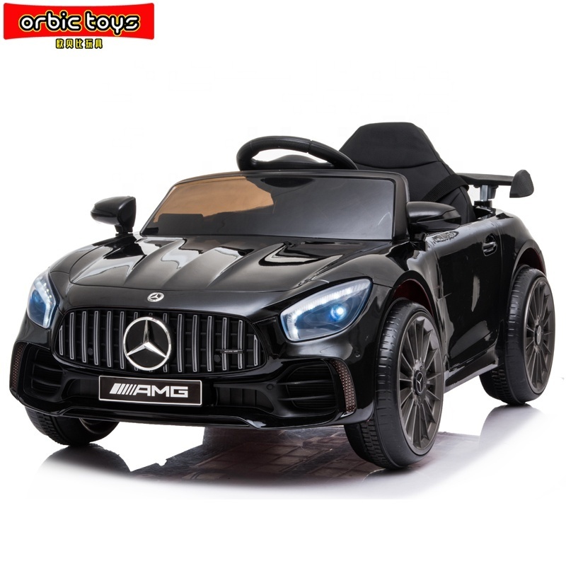 Cheap Price Kids Mercedes Benz AMG GTR Licensed Electric Toy Car Children Kids Ride On Nissan Gtr Car