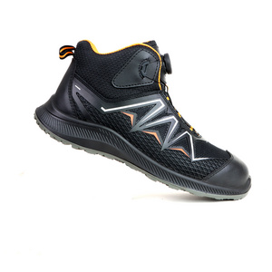 New style KPU upper  with fast-lacing, Metal Free S3 Water repellent safety shoes for men