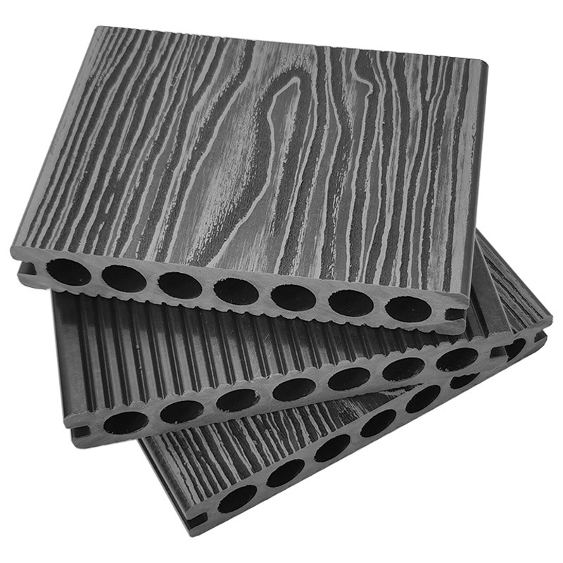 Tercel Recyclable High Quality 3D Woodgrain Wood Plastic Composite  WPC Decking Accessory