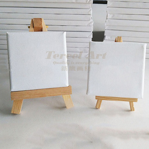 Professional wholesale Mini blank Stretched canvas Painting set fabric roll for paintings