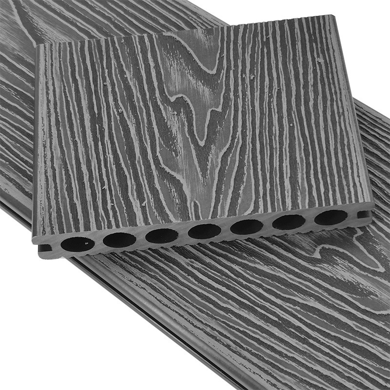 Tercel Recyclable High Quality 3D Woodgrain Wood Plastic Composite  WPC Decking Accessory