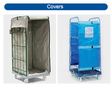 710x800xH1800 Metal Roll Cage Container 1 door linen trolley cart Used Roll Container for laundry hospital