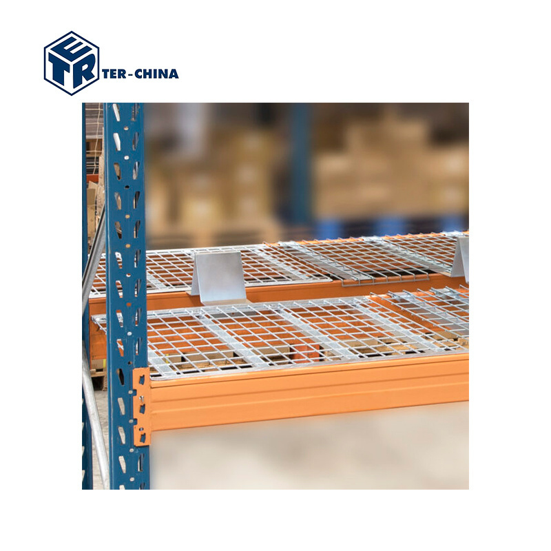 1000Kg Flared Wire Mesh Decking Heavy Duty Load Rack Shelving System Hot Dip Galvanized or Zinc