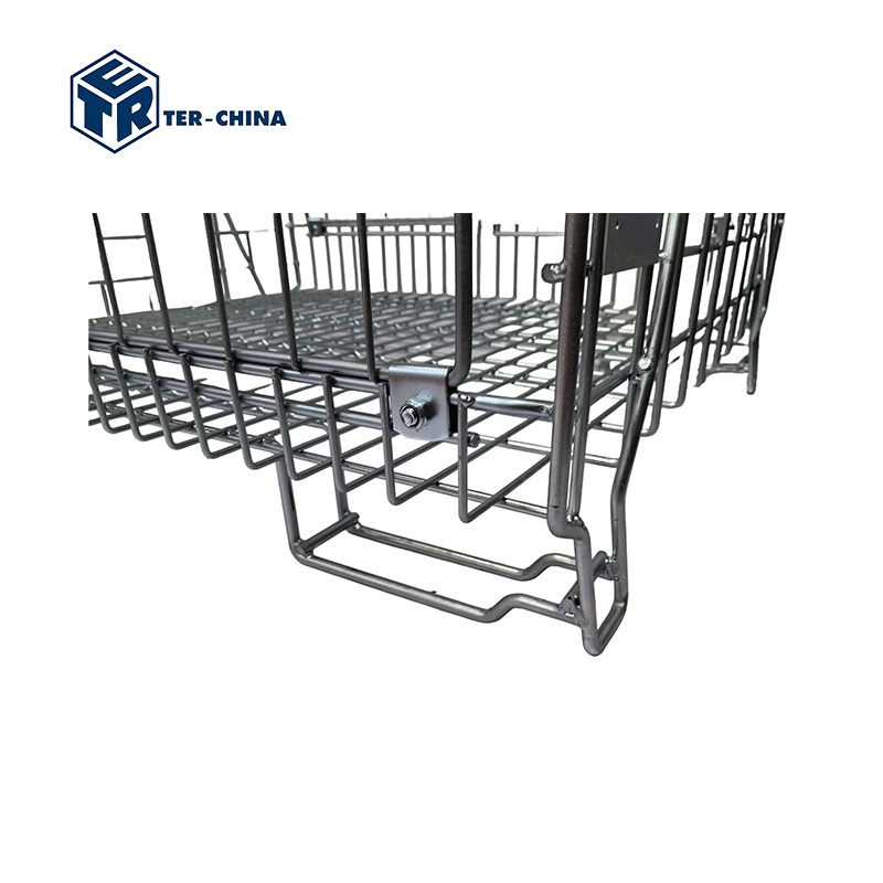 1200x1010xH1200 T28 PET Preform Bin Pallet Cage Box Wire Metal Container for Storage