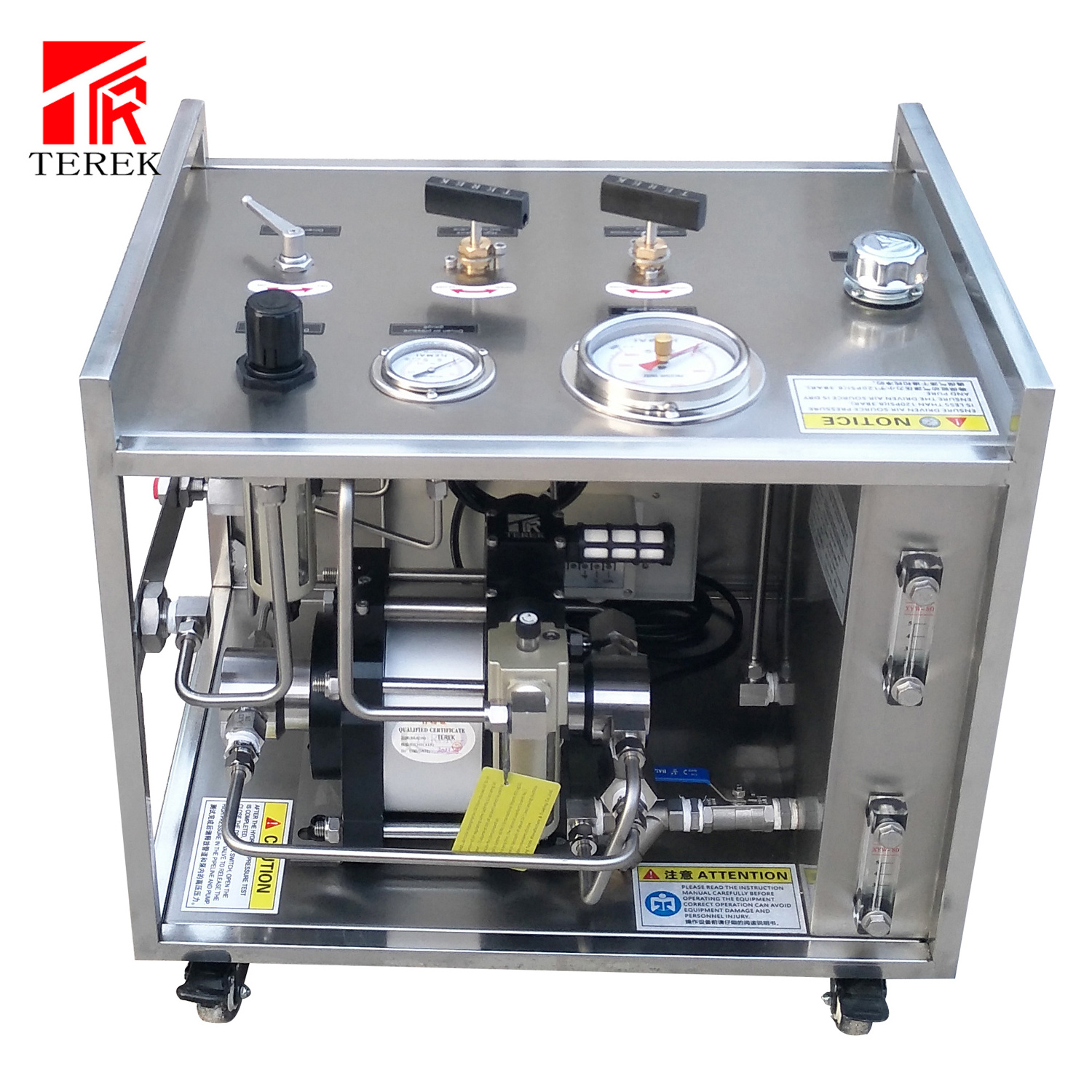 TEREK fluid booster pump high pressure water pump Hydraulic test machine for pipe valve