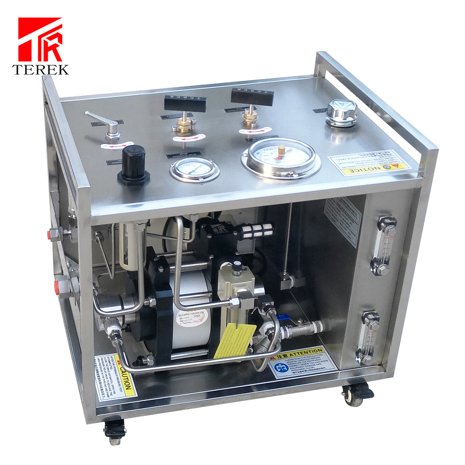 TEREK fluid booster pump high pressure water pump Hydraulic test machine for pipe valve