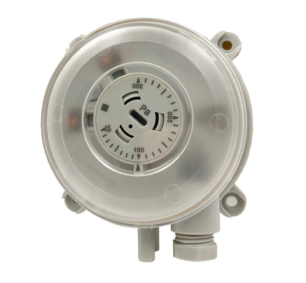 0.5~2.5KPa adjustable differential air steam pressure switch