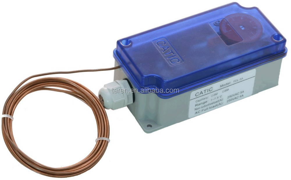 TEREN low temperature limit switch and controller for cold liquid/air