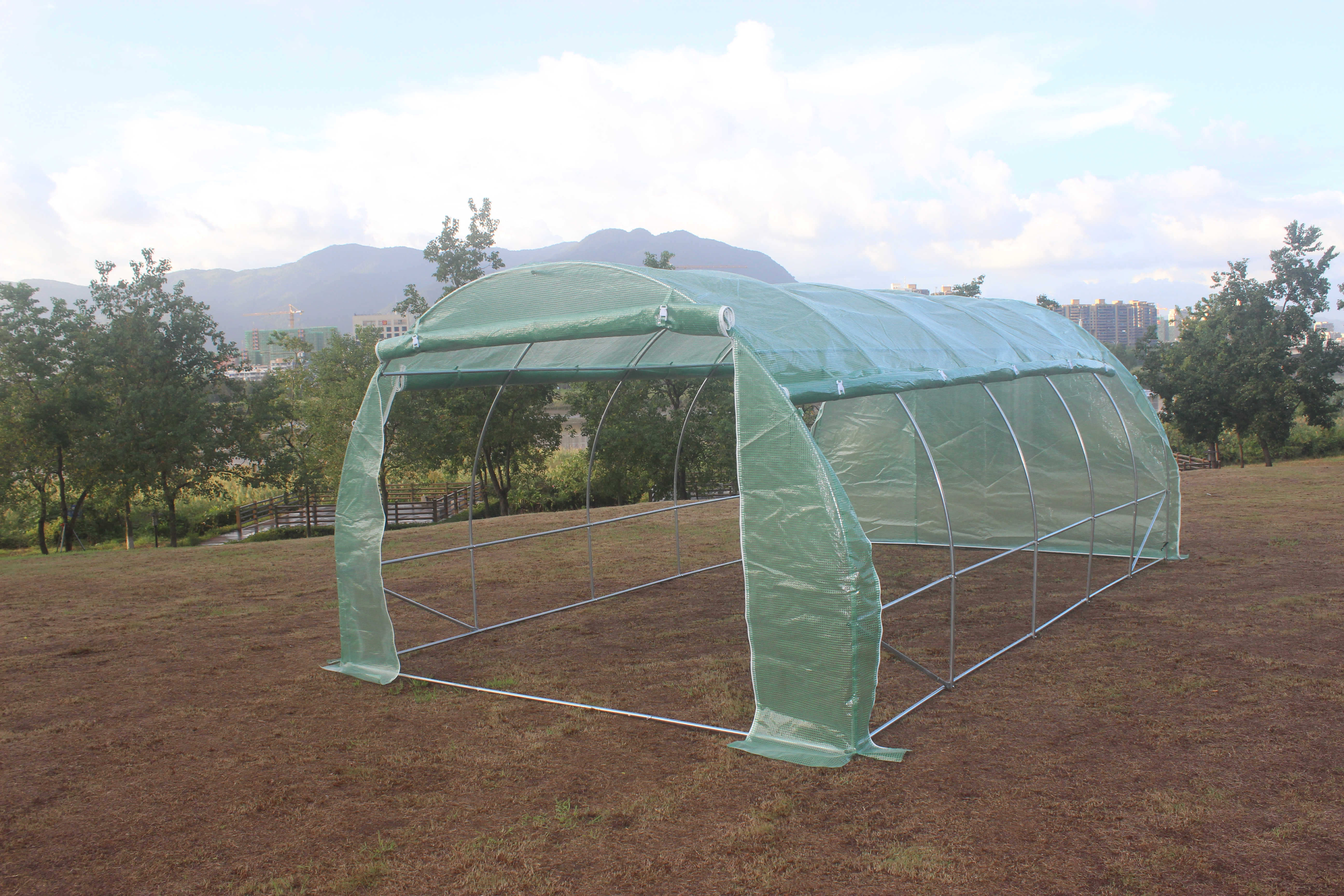 Agricultural Polytunnel Garden Tunnel Greenhouse For Outdoor Plant Growing