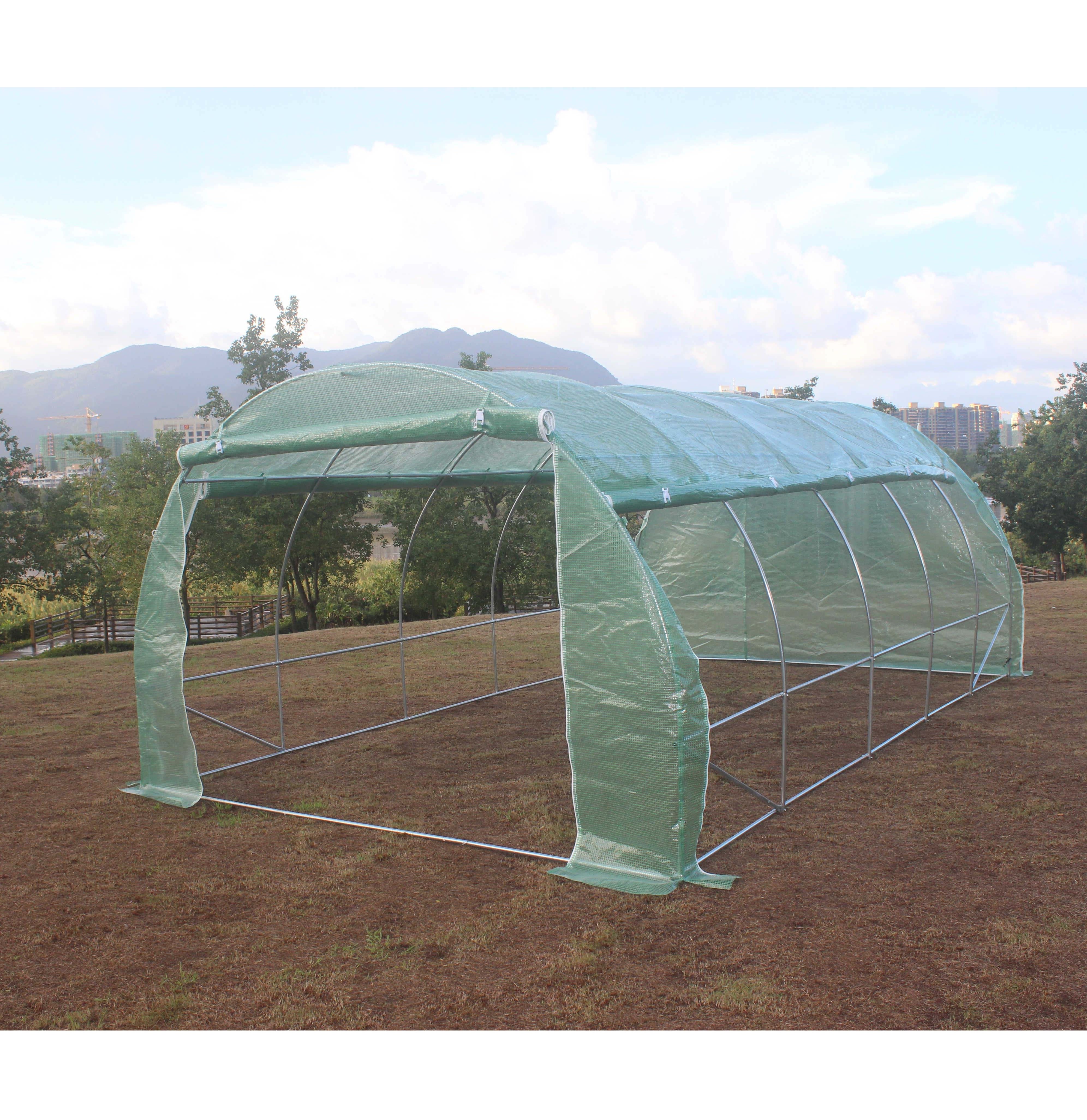 Agricultural Polytunnel Garden Tunnel Greenhouse For Outdoor Plant Growing