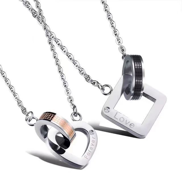 Fashion Rings bracelet earrings fashion jewelry ring silver 925 necklace for men women stainless steel necklace wedding necklace