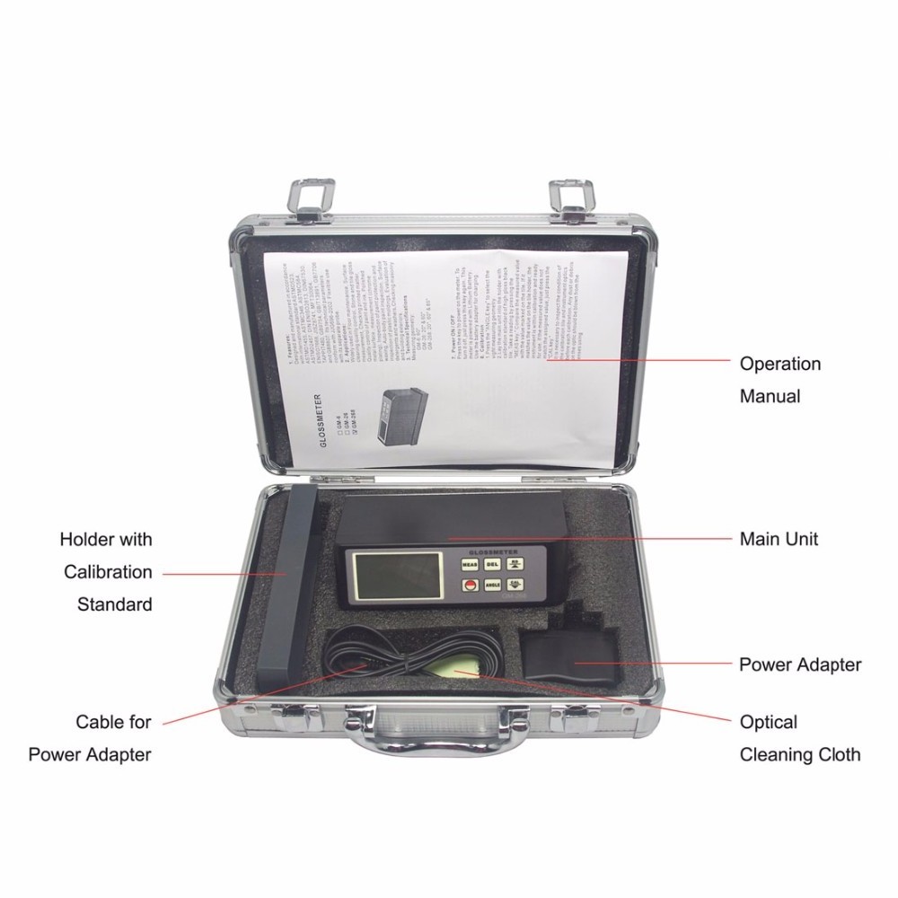 Muilt-functional Gloss Meter GM-268 (Optional:GM-6, GM-26)