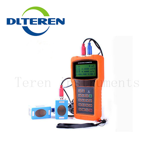 Teren Digital Easy Adjustment/Installation Ultrasonic Flow Meter For Health Industries Adjustable Sensor/Random Combination