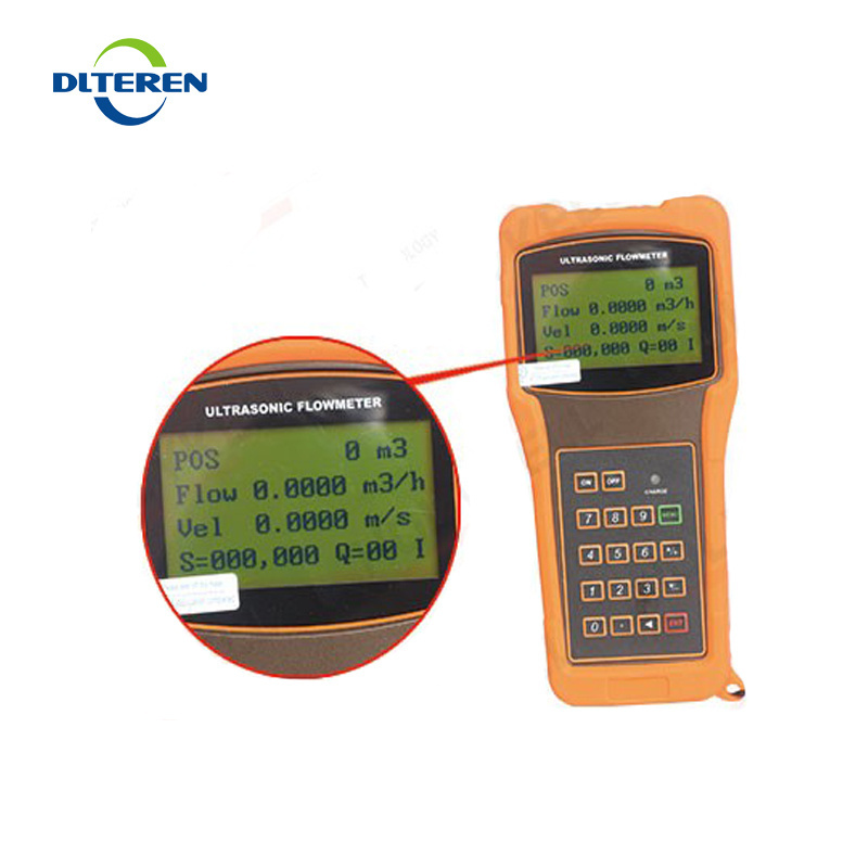 Teren Digital Easy Adjustment/Installation Ultrasonic Flow Meter For Health Industries Adjustable Sensor/Random Combination