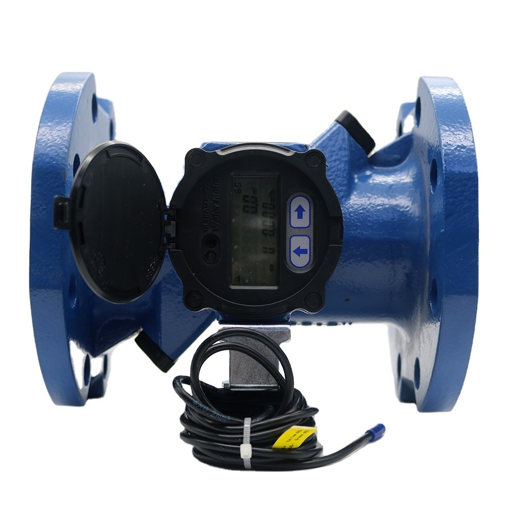 TEREN GPRS GSM Water Meter High temperature water flowmeter digital liquid Ultrasonic Water Meter