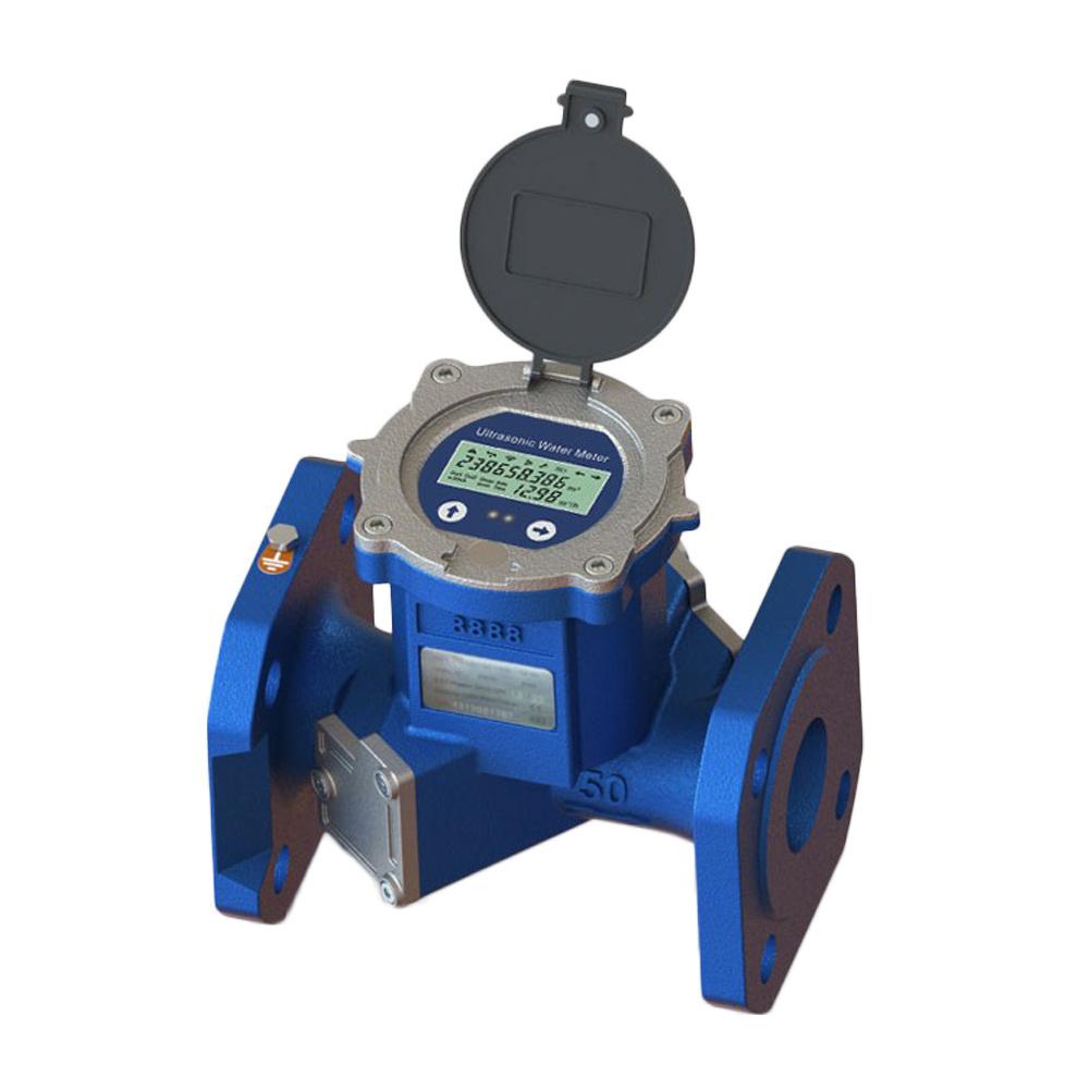 TEREN ultrasonic water meter liquid btu ultrasonic heat flow meter Flanged Type Water Meter