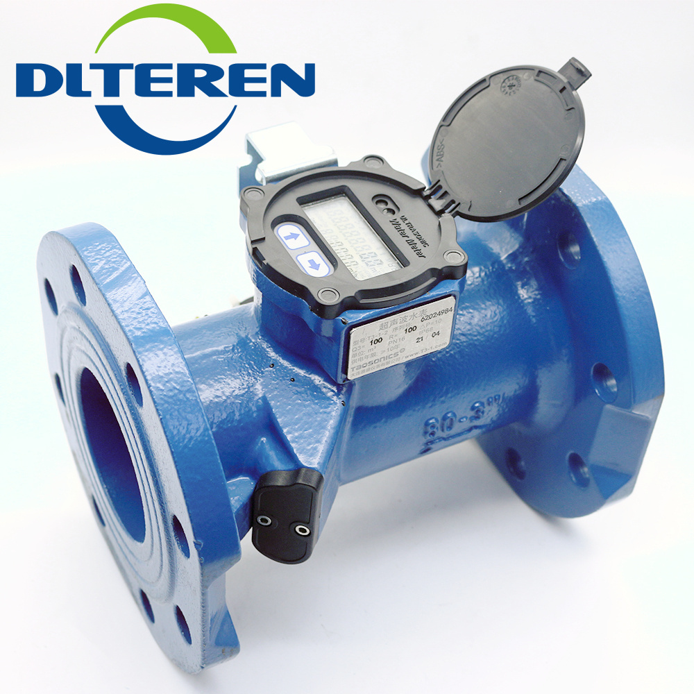 DLTEREN measuring instruments UltrasonicFlow Meter Digital Control Dual Channel For Water Sewage