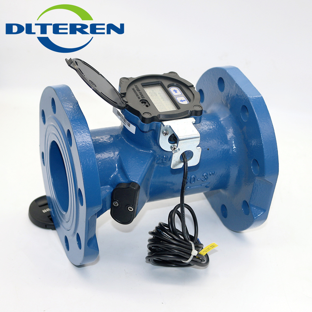 DLTEREN measuring instruments UltrasonicFlow Meter Digital Control Dual Channel For Water Sewage