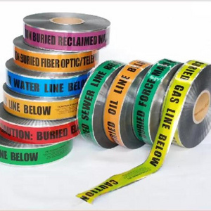 Detectable Underground Foil Pipe Marking Warning Tape