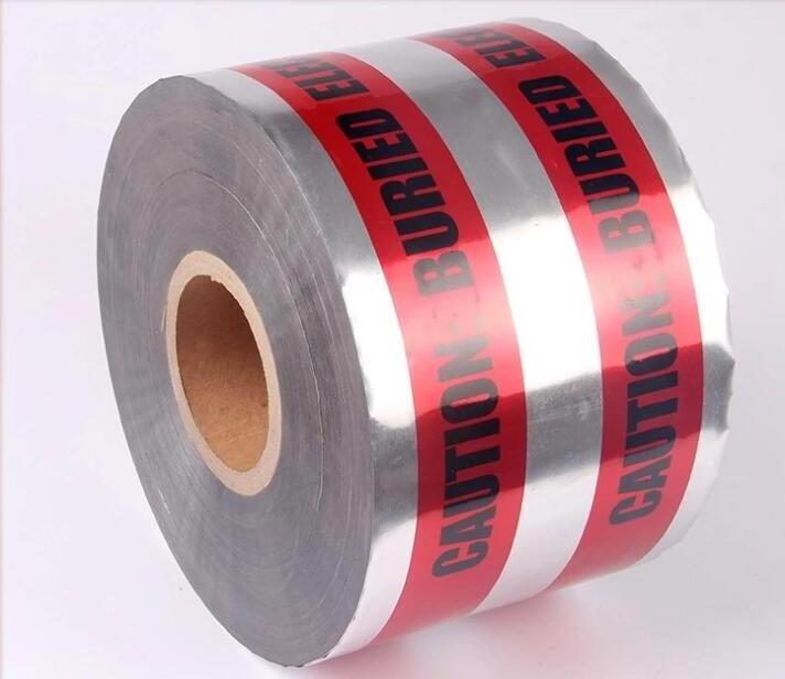 Detectable Underground Foil Pipe Marking Warning Tape