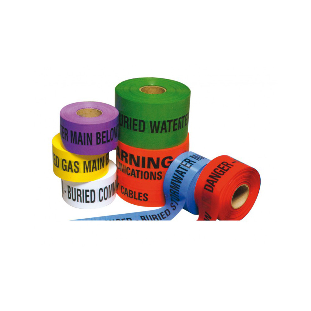 Aluminium Foil Underground Detectable Cable Pipe Marking Warning Tape