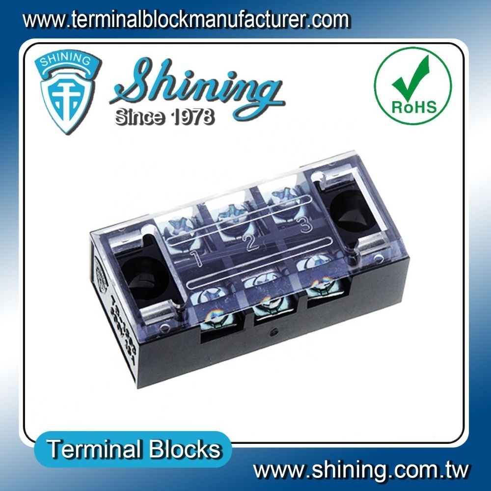 TB-3503 Fixed Type 35A 10mm2 Wire 3-Pole Terminal Block