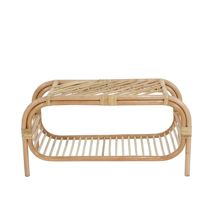 Ravi Natural Rattan Shoe Rack