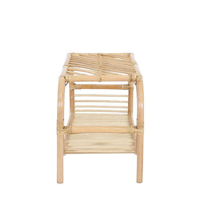 Ravi Natural Rattan Shoe Rack