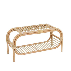 Ravi Natural Rattan Shoe Rack