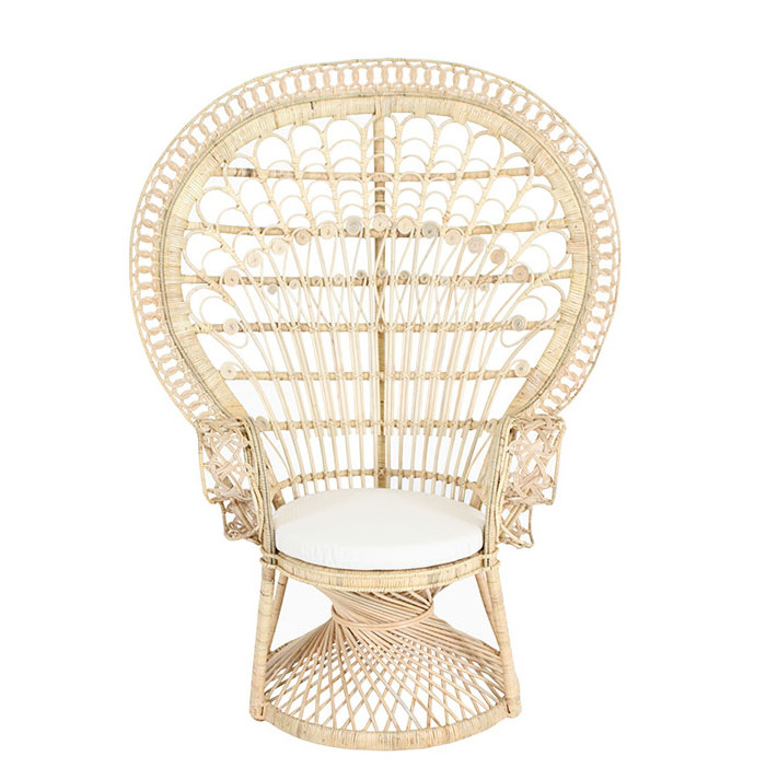 Peacock Bird Nest Natural Rattan Chair