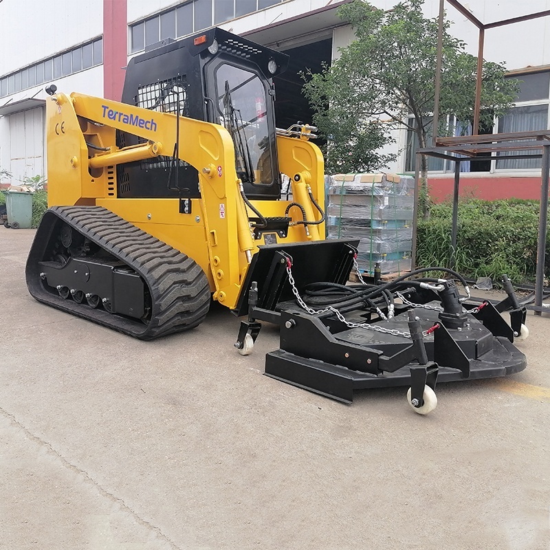 TerraMech ST110 Multiple Purposes Skid Steer Loader Accessories Front End Loader Track Type Skid Steer Loaders