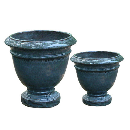 Wholesale Outdoor Glazed Ceramic Flower Pots and Planters Clay Nursery Planter for Home Use Design Shape for Floor Application