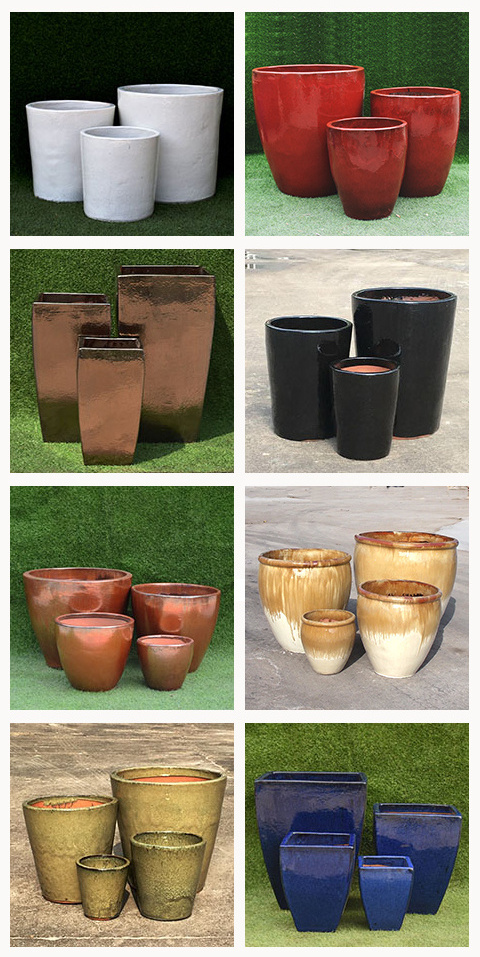 Wholesale Handmade Terracotta Flower Pot Ceramic Indoor Outdoor Nursery Pottery Planter Clay Garden Planter for Nursery Use