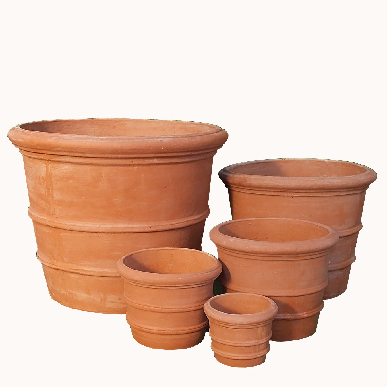 Wholesale Handmade Terracotta Flower Pot Ceramic Indoor and Outdoor Garden Planter for Nursery Decoration