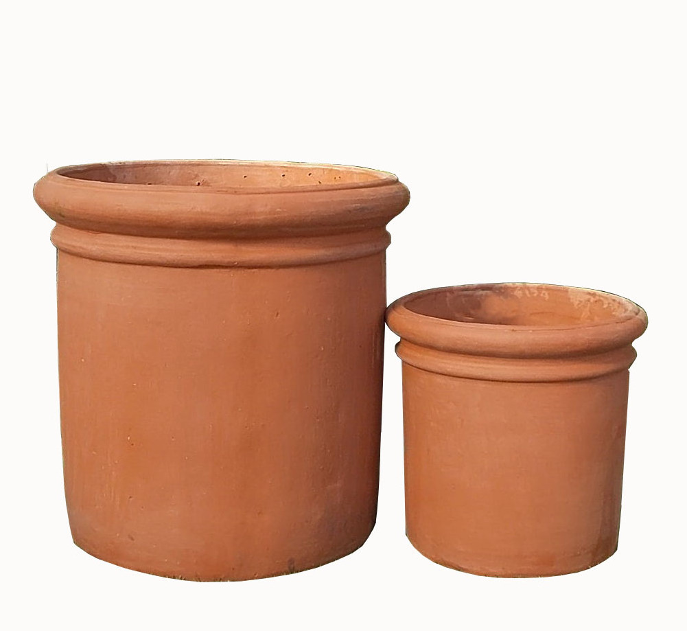 Wholesale Handmade Terracotta Flower Pot Ceramic Indoor and Outdoor Garden Planter for Nursery Decoration