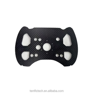 China Professional Carbon Fiber Sim Racing Steering Wheel Plate Carbon Fiber CNC Cutting Parts