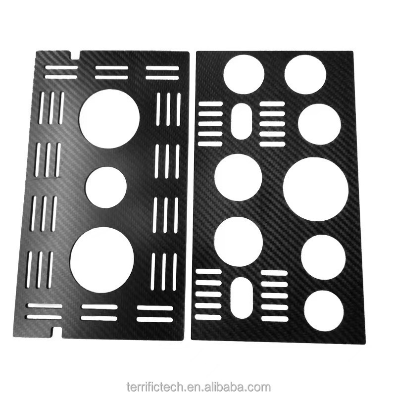 China Professional Carbon Fiber Sim Racing Steering Wheel Plate Carbon Fiber CNC Cutting Parts