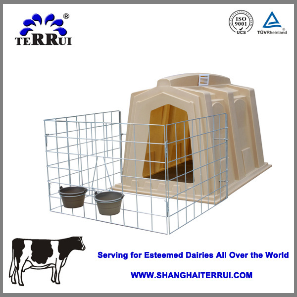 calf hutch assembled in ranch keep the calf,cow in warm and comfortable accommodation condition