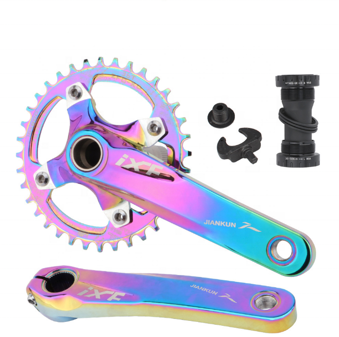 Mountain Bicycle parts bottom bracket  32 34 36 38T Chainwheel Crankset axis 104BCD bicycle crank set