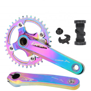 Mountain Bicycle parts bottom bracket  32 34 36 38T Chainwheel Crankset axis 104BCD bicycle crank set