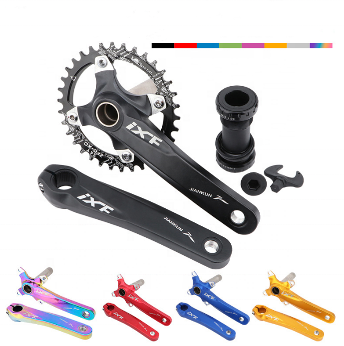 Mountain Bicycle parts bottom bracket  32 34 36 38T Chainwheel Crankset axis 104BCD bicycle crank set